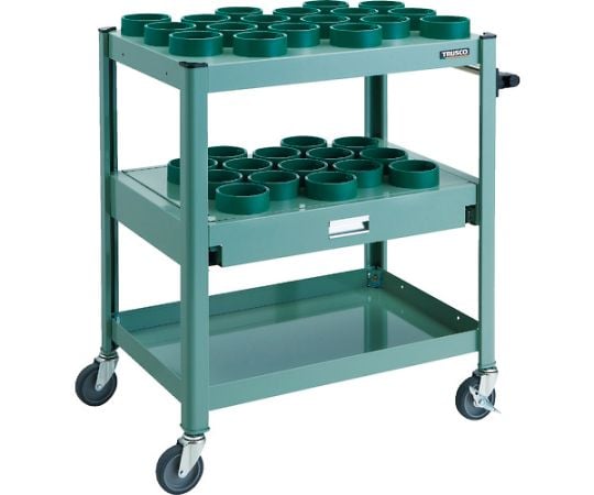 TCW型ツーリングワゴン　HSK100A　BT50　NT50　33個　スライド棚付　GN色