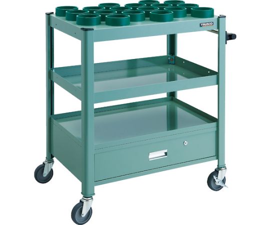 TCW型ツーリングワゴン　HSK100A　BT50　NT50　18個　引出し付　GN色