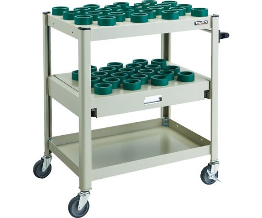 TCW型ツーリングワゴン　HSK63A　BT40　NT40　45個　スライド棚付　NG色