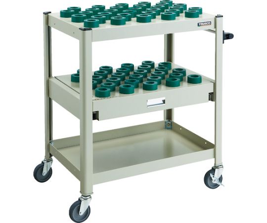 TCW型ツーリングワゴン　HSK40A専用　57個　スライド棚付　NG色