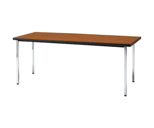 会議用テ-ブル　1200X600XH700　角脚　下棚無し　チーク