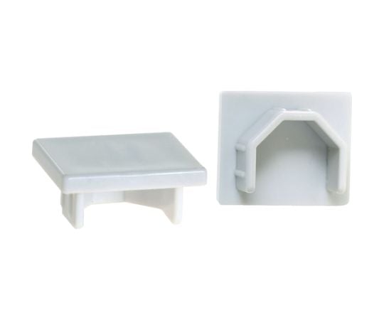 ピクチャーレール用　エンドキャップ　2個入　シルバー