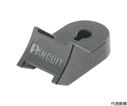 幅広結束バンド対応タイマウント（耐衝撃耐熱耐候性ナイロン6.6）　黒