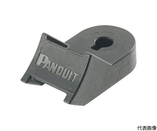 幅広結束バンド対応タイマウント（耐衝撃耐熱耐候性ナイロン6.6）　黒