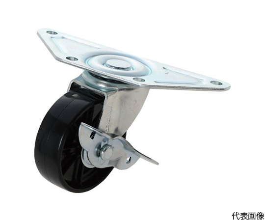 コ-ナ-キャスタ-ナイロン　自在S付　75Φ