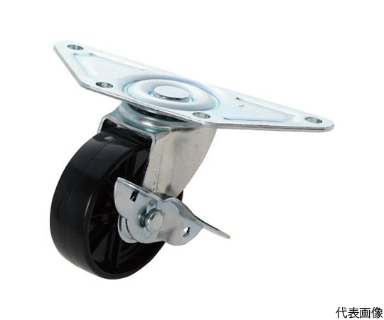 コ-ナ-キャスタ-ナイロン　自在S付　100Φ