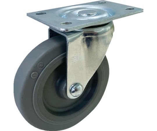 プレート式軽荷重用キャスター　102mm　自在