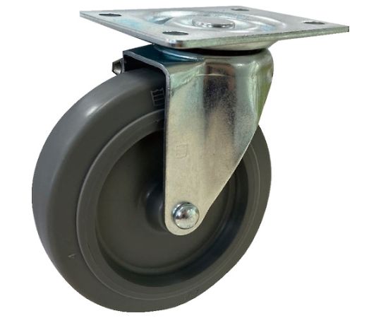 プレート式軽荷重用キャスター　127mm　自在