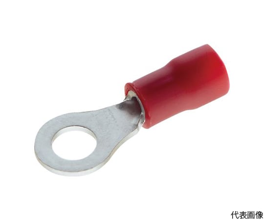 絶縁被覆付圧着端子　拡管形　丸形　100個入