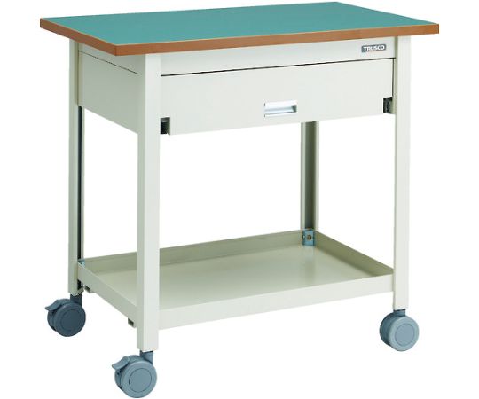 天板付ワゴン　両面引出し1段付　棚板1段　NG