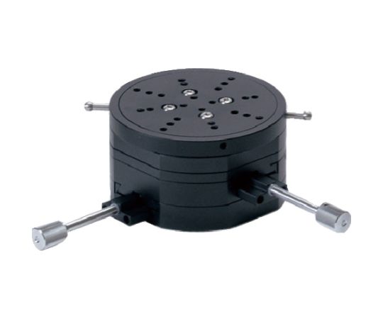 精密ステージ 薄型XY回転ステージ（ベースプレート仕様） ステージ面Φ90mm