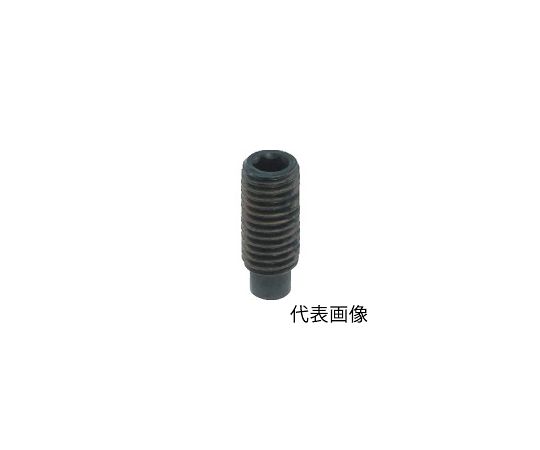 64-8780-67 六角穴付止めネジ 棒先 スチール M3×4 50本入 Y102
