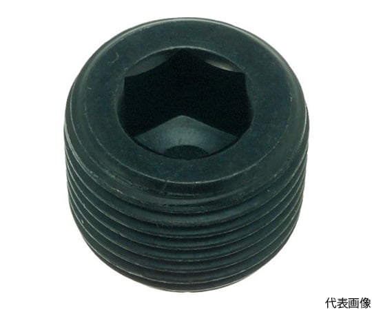 テーパー浮きプラグ SP3（スチール） 黒染め PT1/2 6個入