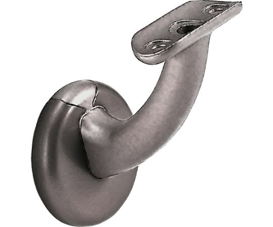 D-261　32・35Φ兼用脱着式壁半受ブラケット（カバー式）　ブラウン