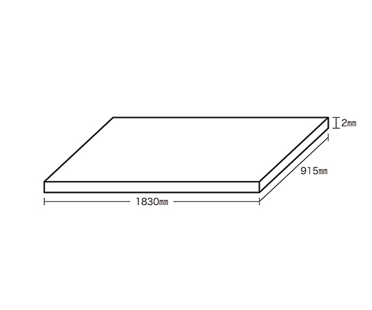 64-8814-41 アクリル 白 2×約915×1830mm A068-2BL 【AXEL】 アズワン