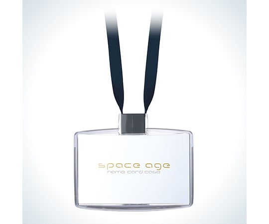 スペースエイジ　ネームカードホルダー　黒