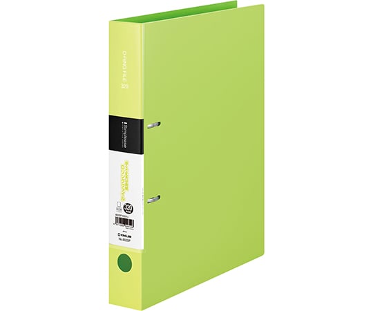 シンプリーズ　Dリングファイル　黄緑