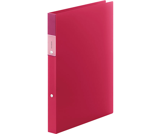 FV　リングファイル（透明）　赤