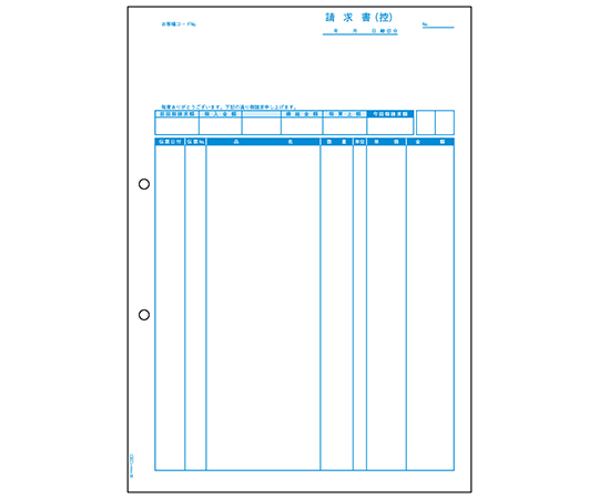 64-8847-97 請求書（控）（品名別）1セット（500枚入） GB1161 【AXEL