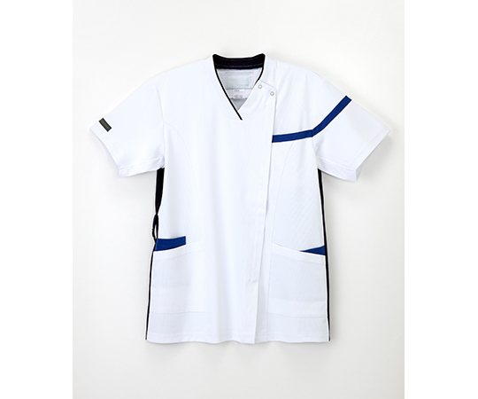 男女兼用スクラブ　Ｔネイビー＋ロイヤルブルー　SS