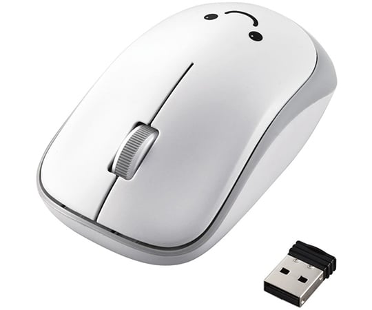 IRマウス ENELOシリーズ 無線 3ボタン 省電力 ホワイト M-IR07DRKWH