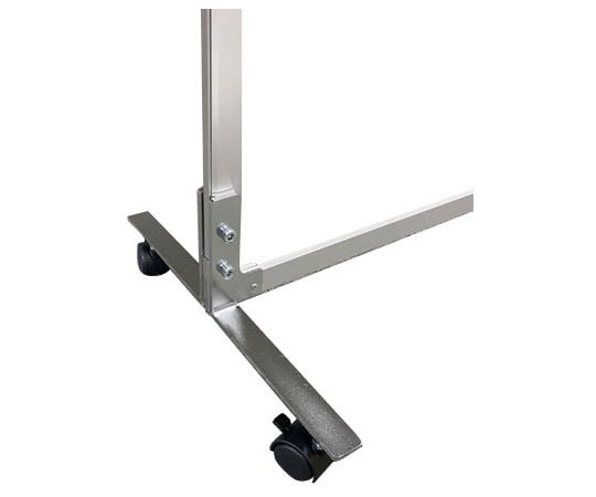 抗菌ウォール　軽量タイプ　キャスター仕様　ハーフパネル　シルバー