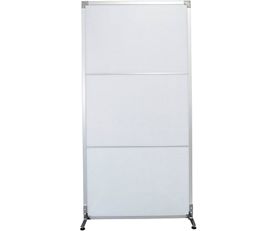 抗菌ウォール　軽量タイプ　アジャスター仕様　フルパネル　シルバー