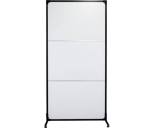 抗菌ウォール　軽量タイプ　アジャスター仕様　フルパネル　ブラック