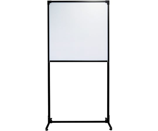 抗菌ウォール　軽量タイプ　アジャスター仕様　ハーフパネル　ブラック