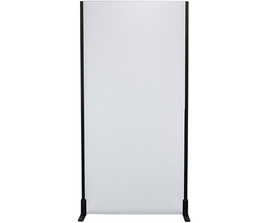 抗菌ウォール　高剛性タイプ　キャスター仕様　フルパネル　ブラック