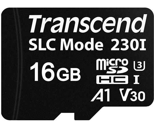 ［取扱停止］産業用microSDカード　16GB　SLCモード　microSDHC/SDXC230Iシリーズ　TS16GUSD230I