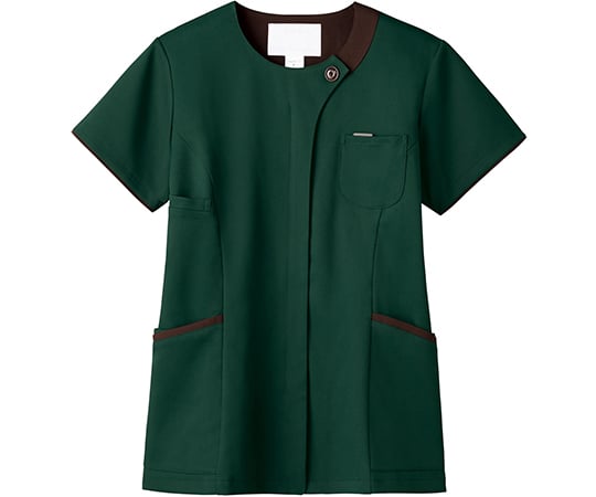 レディスジップスクラブ　ビリジアン×ブラウン　M