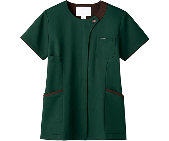 レディスジップスクラブ　ビリジアン×ブラウン　EL