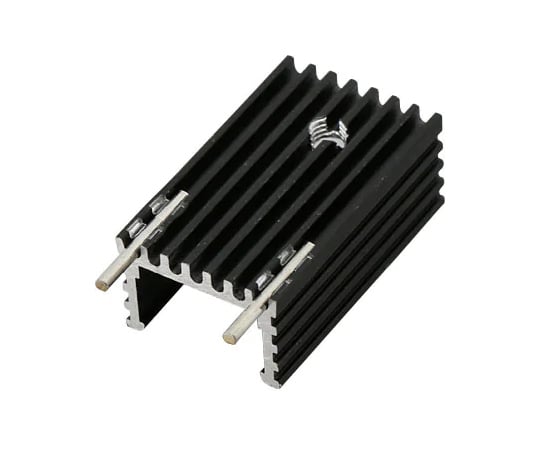 PC1724C-25-PB-SN　放熱器　ヒートシンク　オーエス　100個 放熱器のオーエス ヒートシンク 長さ：24mm 幅：17mm 高さ：25mm