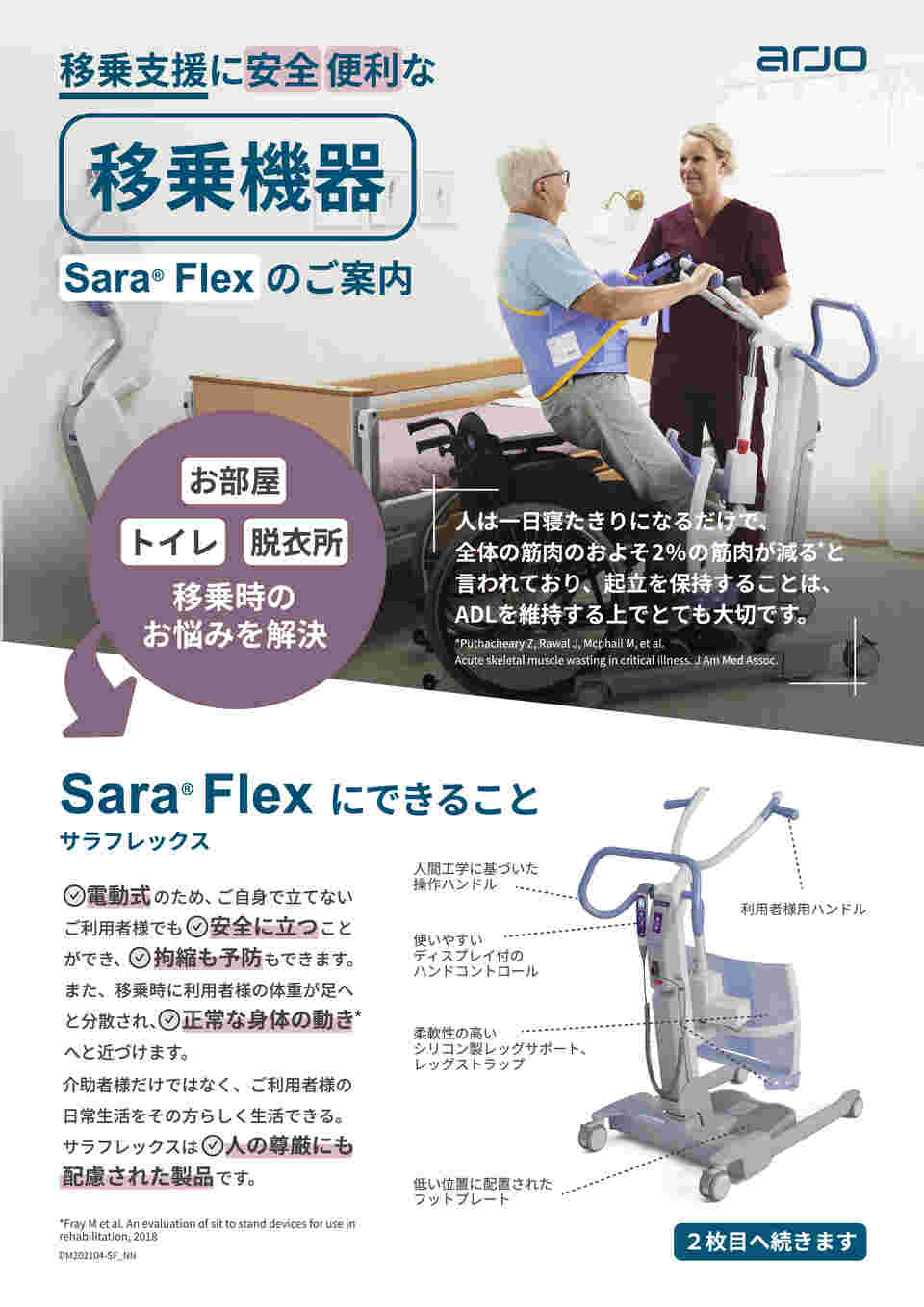 現在受注を停止している商品です］Sara Flex（サラフレックス