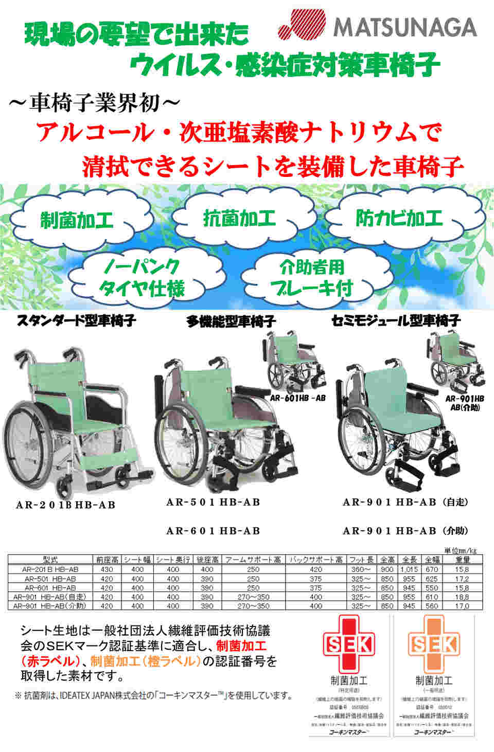 送料無料 松永福利器具製造 AR-300 アルミ介助式車椅 車いす 背折れ可