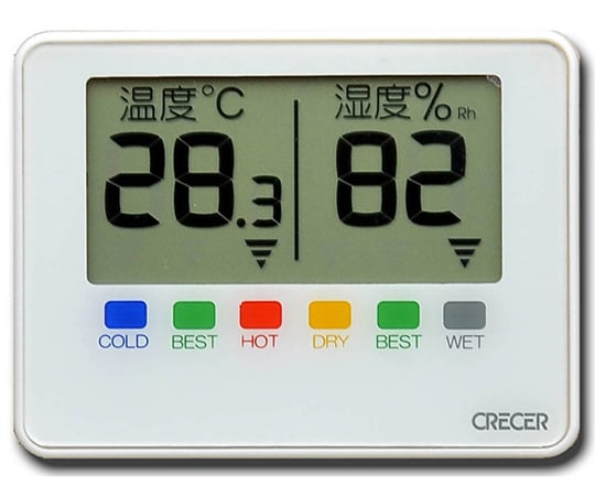 デジタルポータブル温湿度計　100個入