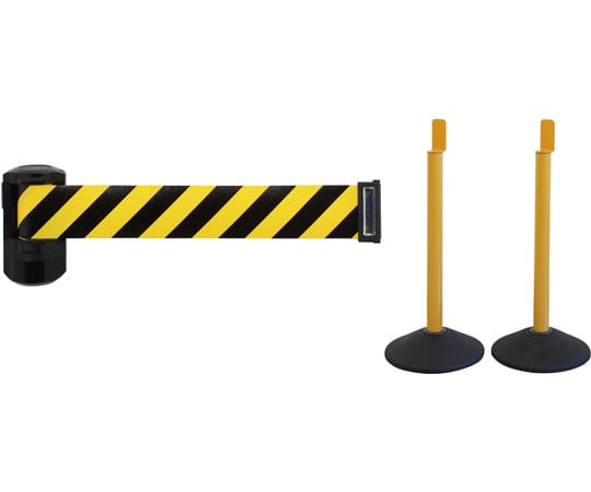 バリアリールLong　スタンドセット　（シートタイプ　黄/黒　トラ柄）　+　スタンド2本入り