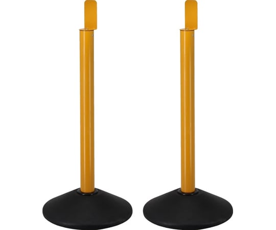 バリアリール専用　屋内外対応スタンド　2本入り　黄色