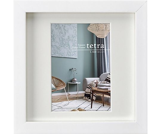 SQ額　テトラ　L1面　ホワイト