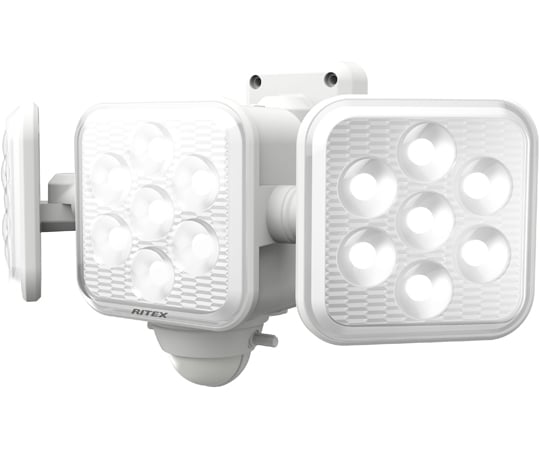 64-8900-96 5W×3灯 フリーアーム式 LED乾電池センサーライト LED-320