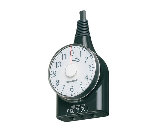 ダイヤルタイマー　黒　1mコード付　11時間型