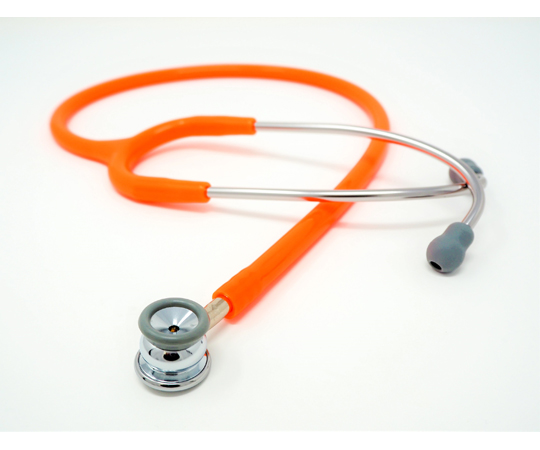 ADスコープ　ニューボーンクリニシャンステトスコープ　ネオンオレンジ