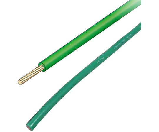 電気機器用ビニル絶縁電線 ミドリ 1巻（100M入）
