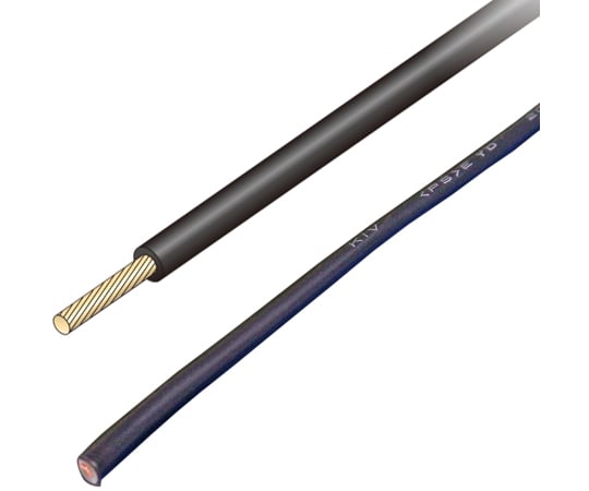 電気機器用ビニル絶縁電線 クロ 1巻（100M入）