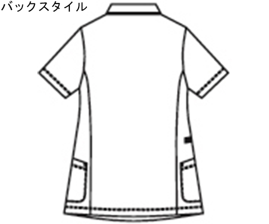 マタニティジャケット半袖 ホワイト×ピンク L