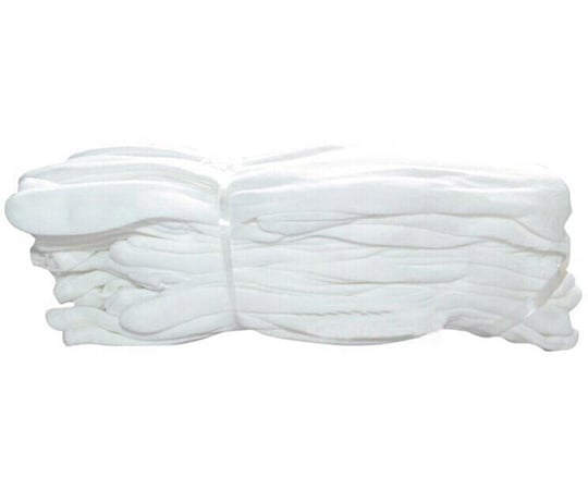 64-8931-11 スムス手袋 通気性良好の綿製 白 12双入 L 12581-3