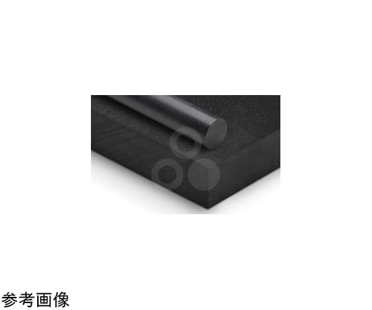 TECAPEEK　SD　black（帯電防止性PEEK）　板　厚み10mm×500mm×1000mm