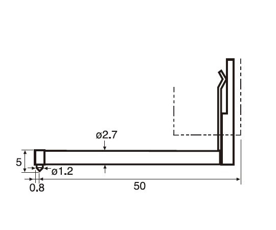 差し替え粗さ形状測定子（穴底面）