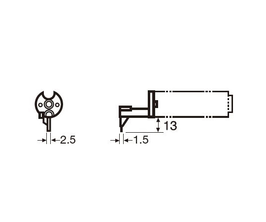ノーズピース（R溝測定）
